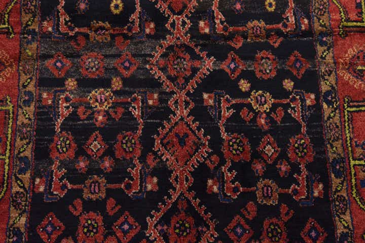 3' 6 x 10' 4 Hand Knotted Malayer Persian Wool Runner Rug