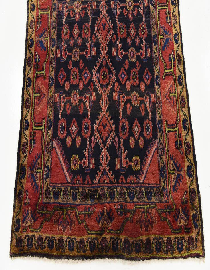 Detail image of 3' 6 x 10' 4 Hand Knotted Malayer Persian Wool Runner Rug