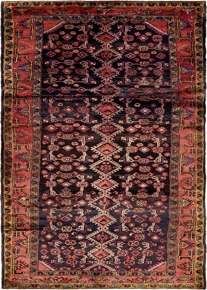 3' 6 x 10' 4 Hand Knotted Malayer Persian Wool Runner Rug