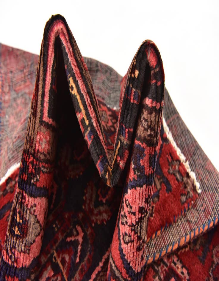 Detail image of 3' 8 x 9' 7  Hand Knotted Malayer Persian Wool Runner Rug