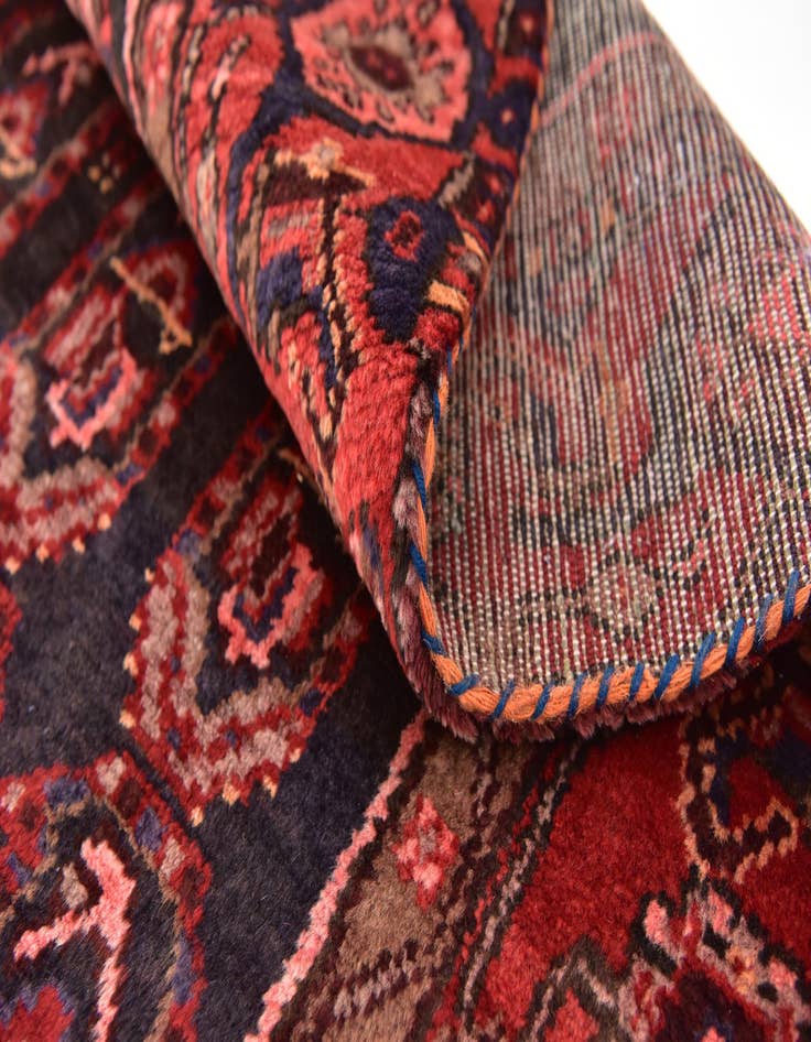 Detail image of 3' 8 x 9' 7  Hand Knotted Malayer Persian Wool Runner Rug