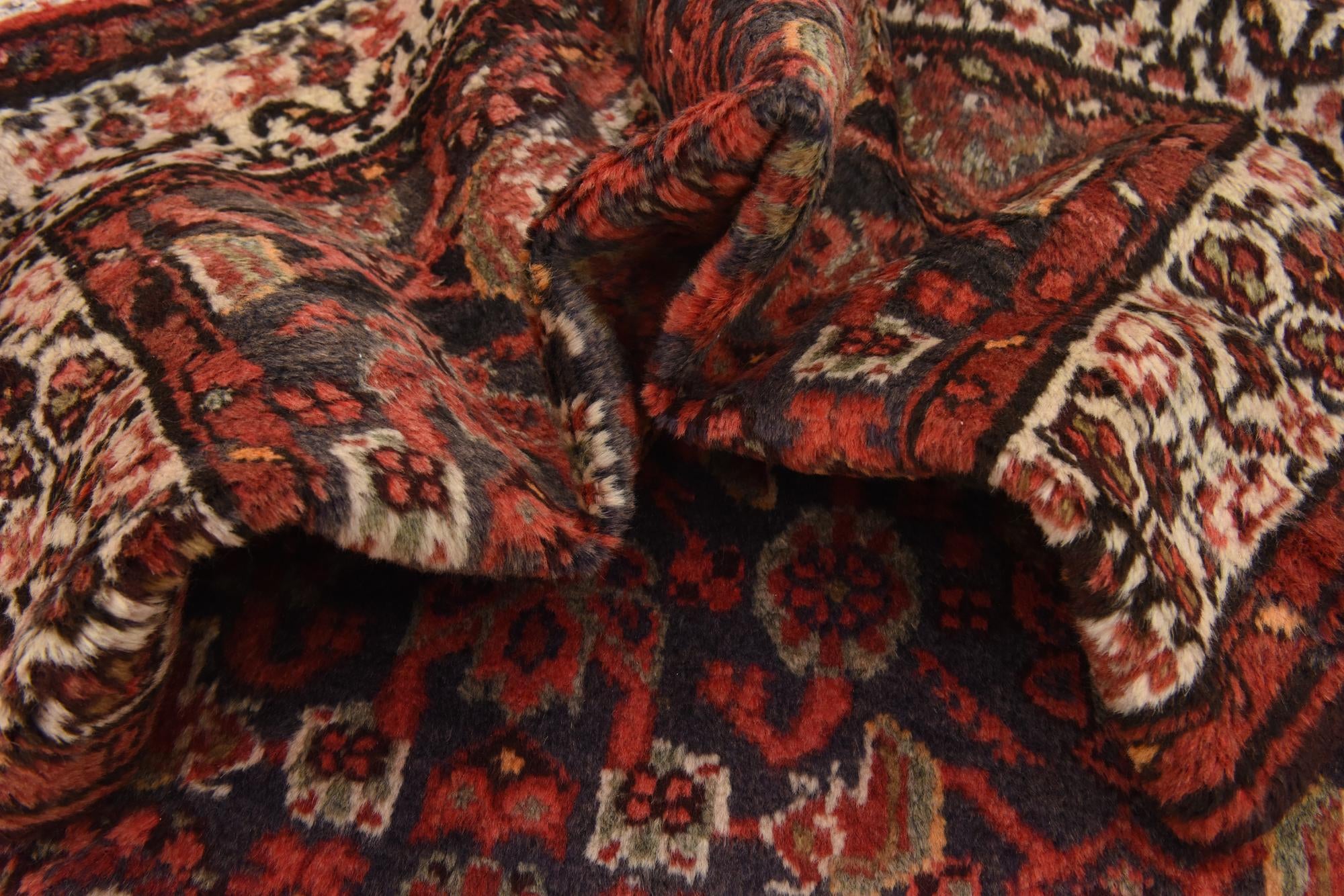 3' 5 x 10' Hand Knotted Malayer Persian Wool Runner Rug