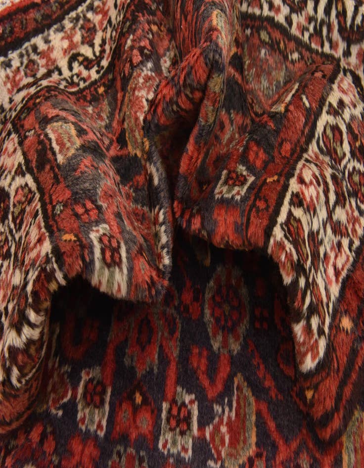 Detail image of 3' 5 x 10'  Hand Knotted Malayer Persian Wool Runner Rug