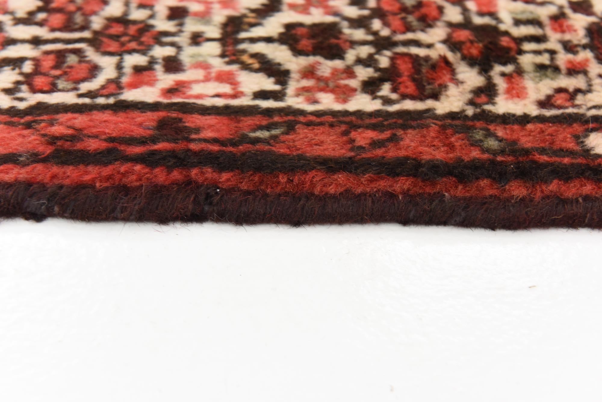 3' 5 x 10' Hand Knotted Malayer Persian Wool Runner Rug