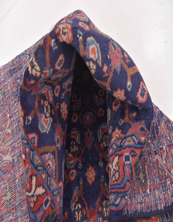 Detail image of 3' 6 x 10'  Hand Knotted Malayer Persian Wool Runner Rug