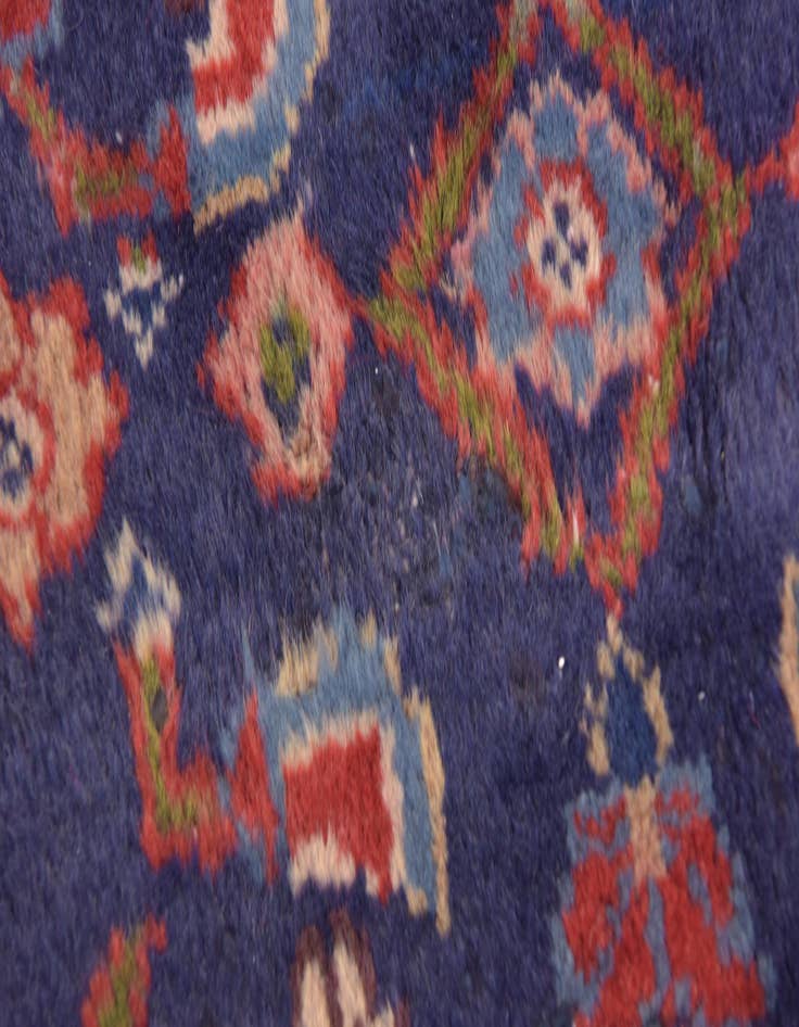 Detail image of 3' 6 x 10'  Hand Knotted Malayer Persian Wool Runner Rug