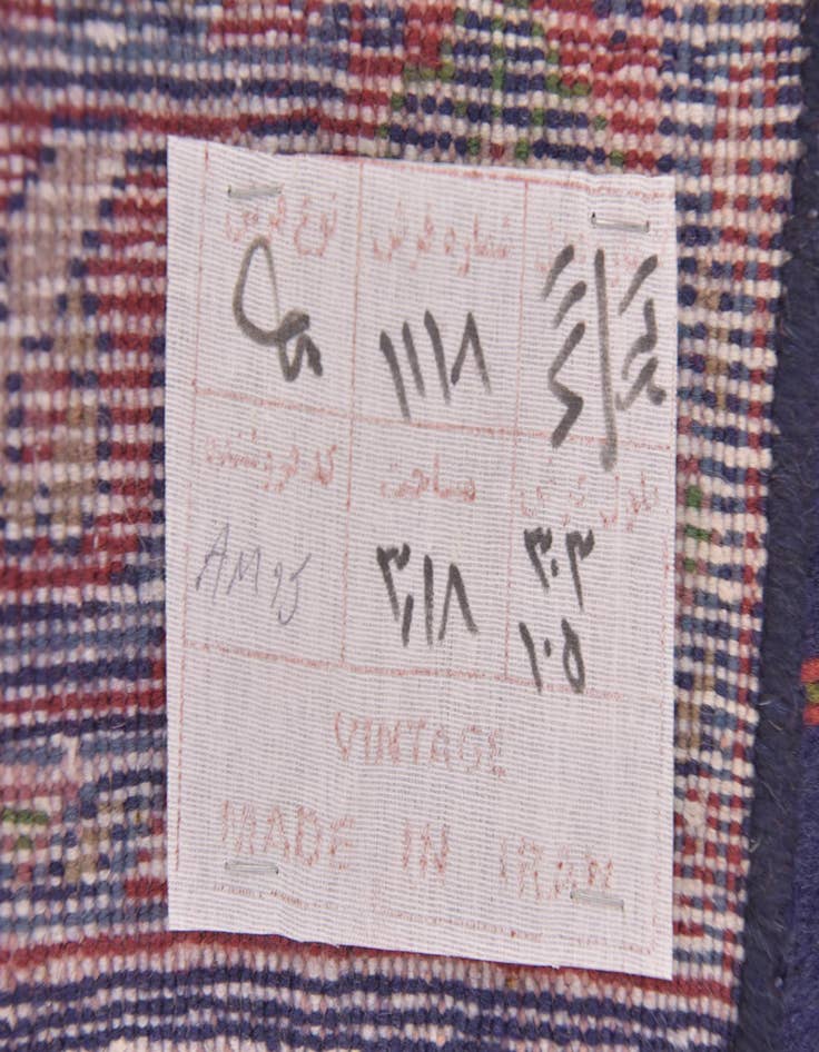 Detail image of 3' 6 x 10'  Hand Knotted Malayer Persian Wool Runner Rug