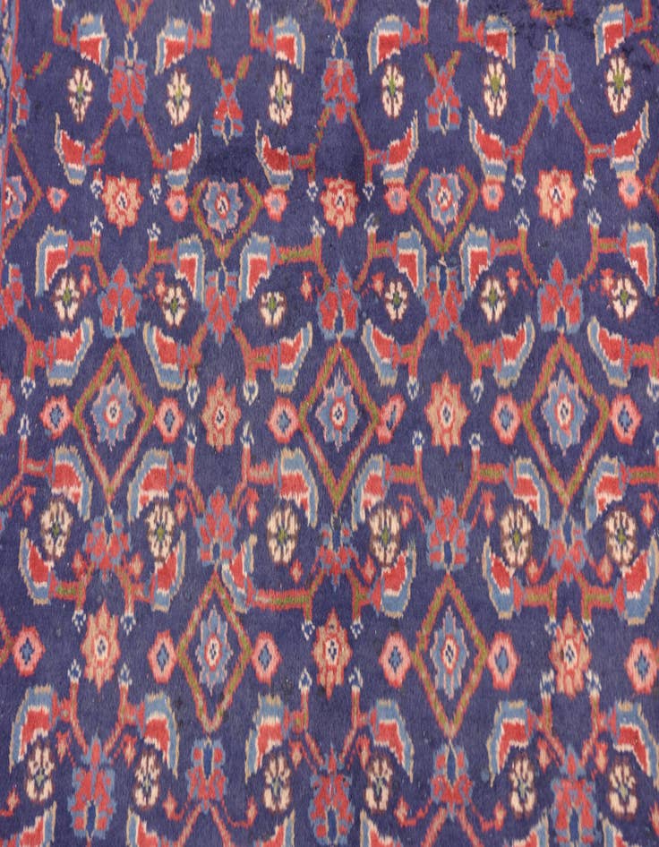 Detail image of 3' 6 x 10'  Hand Knotted Malayer Persian Wool Runner Rug