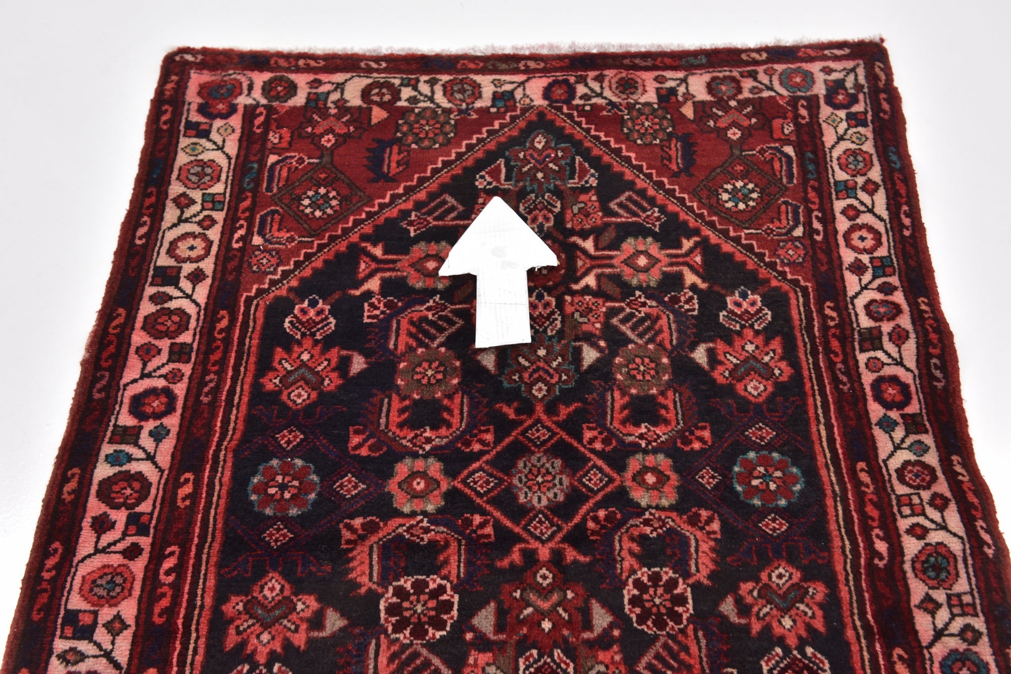 3' 6 x 9' 3 Hand Knotted Malayer Persian Wool Runner Rug