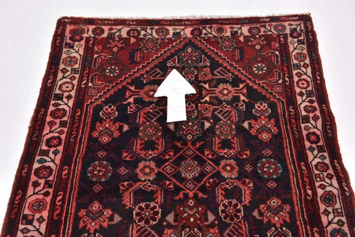 3' 6 x 9' 3 Hand Knotted Malayer Persian Wool Runner Rug