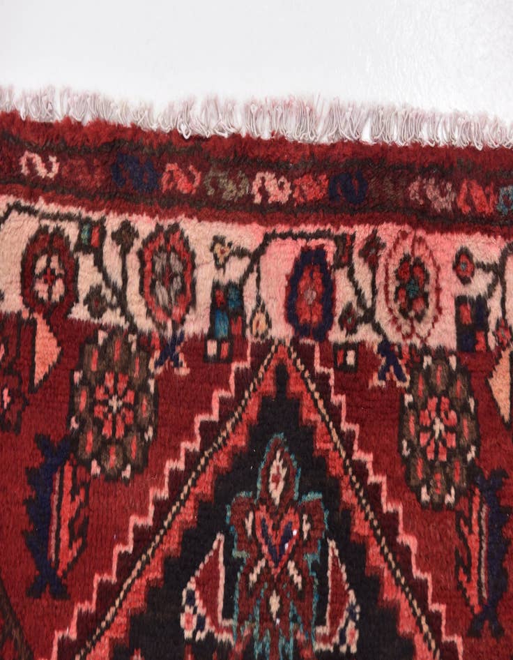 Detail image of 3' 6 x 9' 3 Hand Knotted Malayer Persian Wool Runner Rug