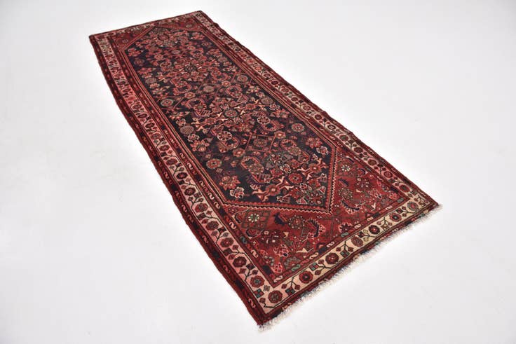 Detail image of 3' 6 x 9' 3 Hand Knotted Malayer Persian Wool Runner Rug
