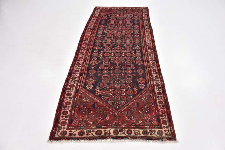 3' 6 x 9' 3 Hand Knotted Malayer Persian Wool Runner Rug