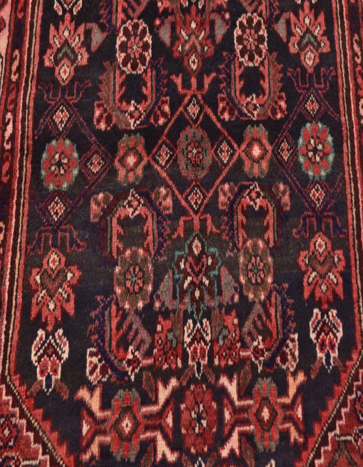 Detail image of 3' 6 x 9' 3 Hand Knotted Malayer Persian Wool Runner Rug