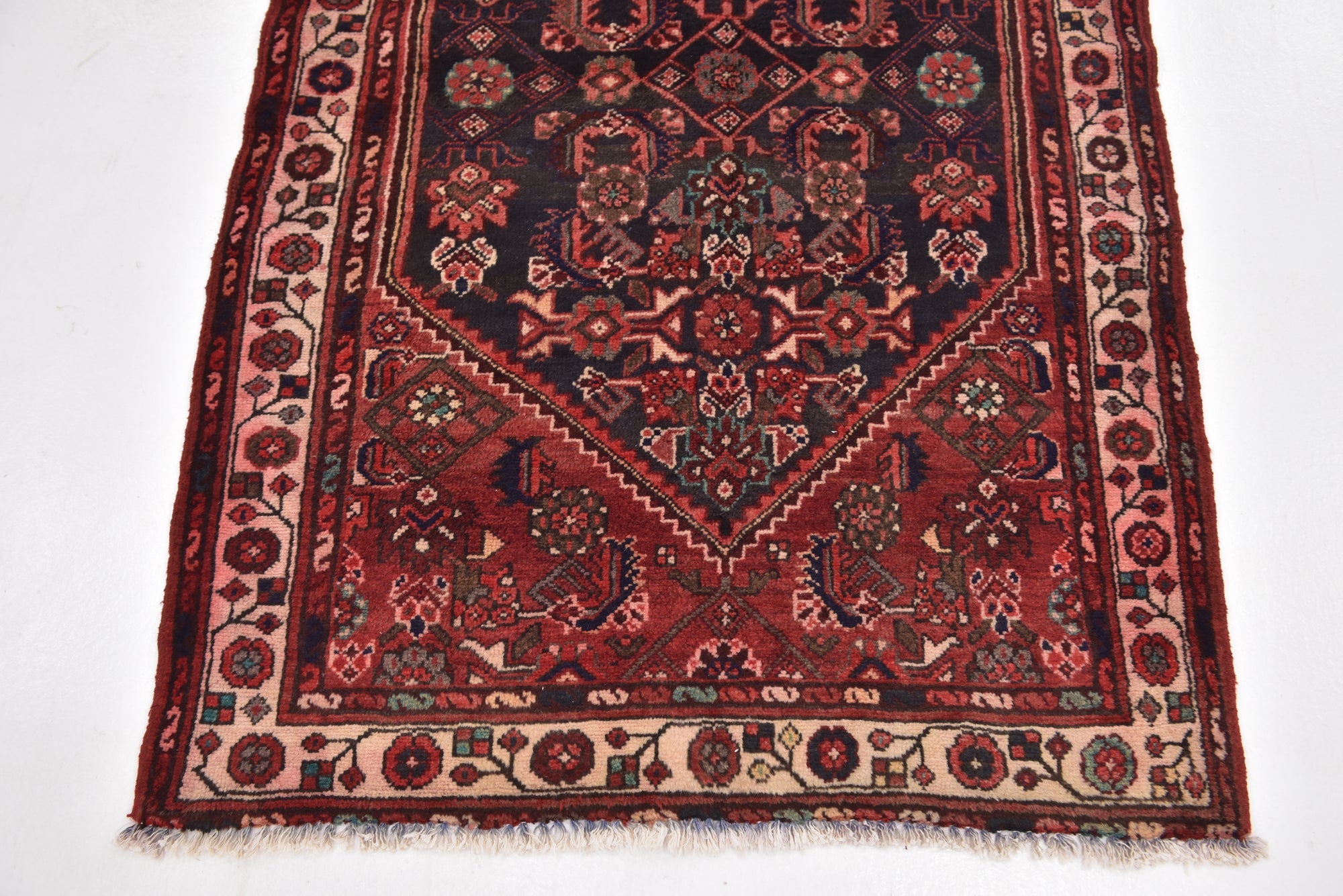 3' 6 x 9' 3 Hand Knotted Malayer Persian Wool Runner Rug