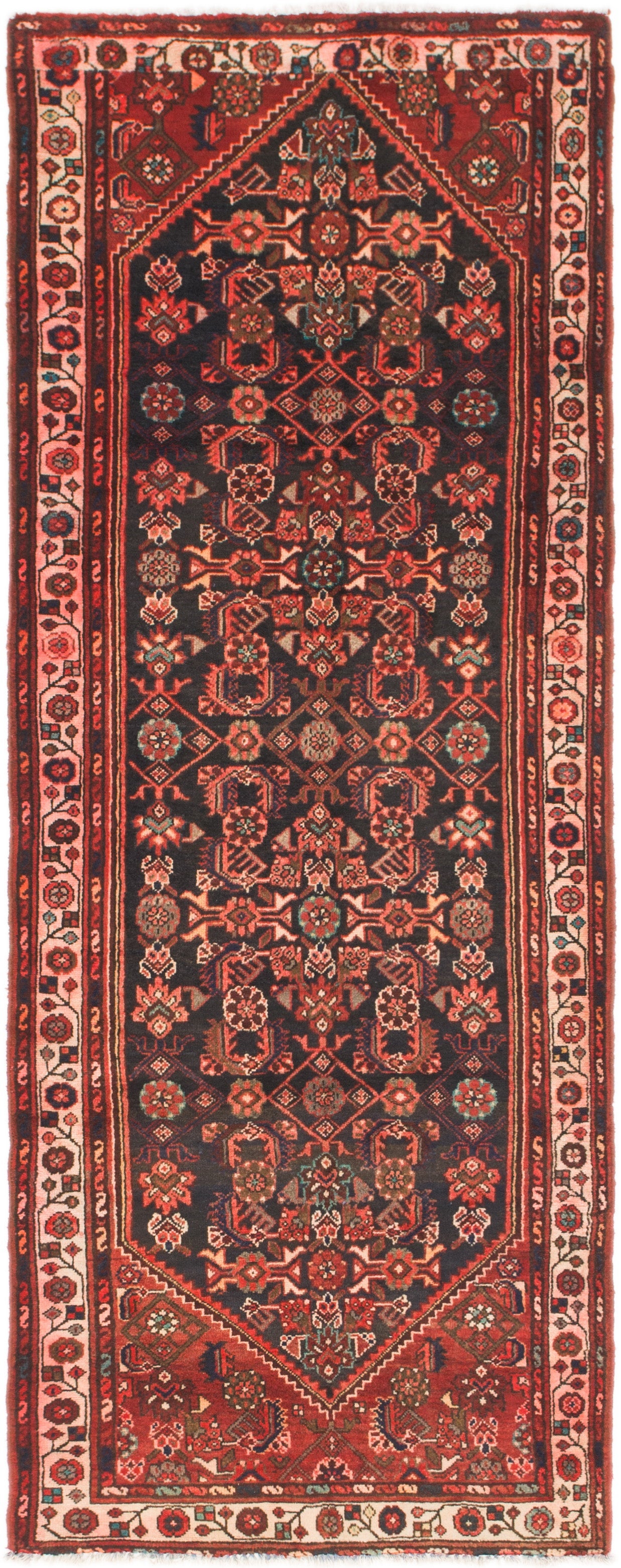 3' 6 x 9' 3 Hand Knotted Malayer Persian Wool Runner Rug