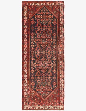 3' 6 x 9' 3 Hand Knotted Malayer Persian Wool Runner Rug
