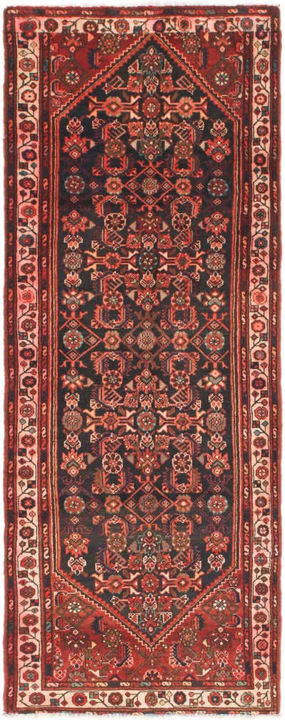 3' 6 x 9' 3 Hand Knotted Malayer Persian Wool Runner Rug