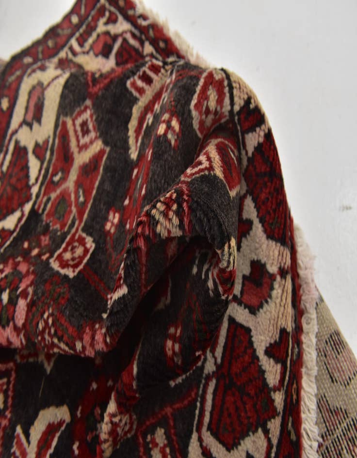 Detail image of 3' 6 x 9' 6  Hand Knotted Malayer Persian Wool Runner Rug