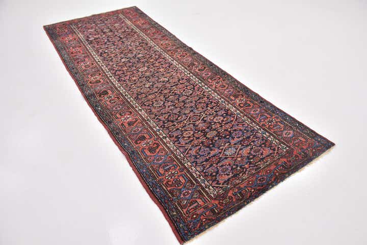3' 10 x 10' 3 Hand Knotted Malayer Persian Wool Runner Rug