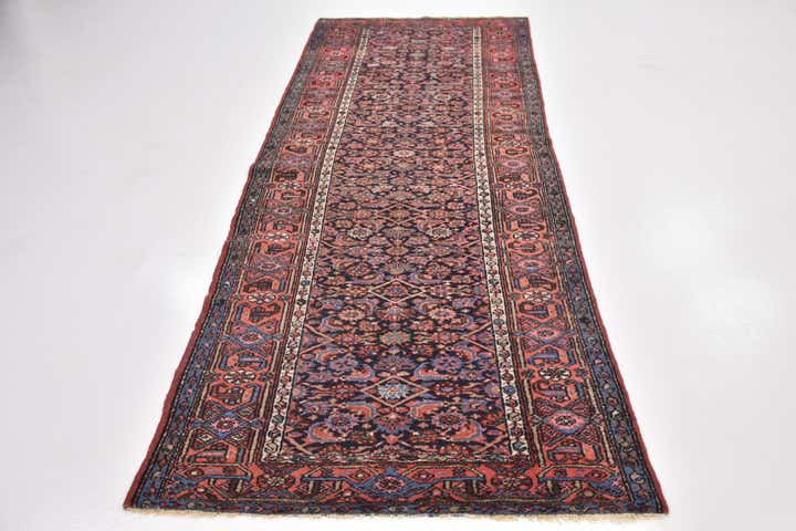 3' 10 x 10' 3 Hand Knotted Malayer Persian Wool Runner Rug