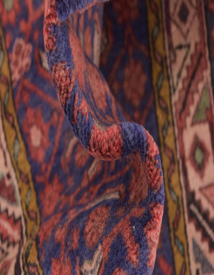 Detail image of 3' 8 x 9' 7  Hand Knotted Malayer Persian Wool Runner Rug