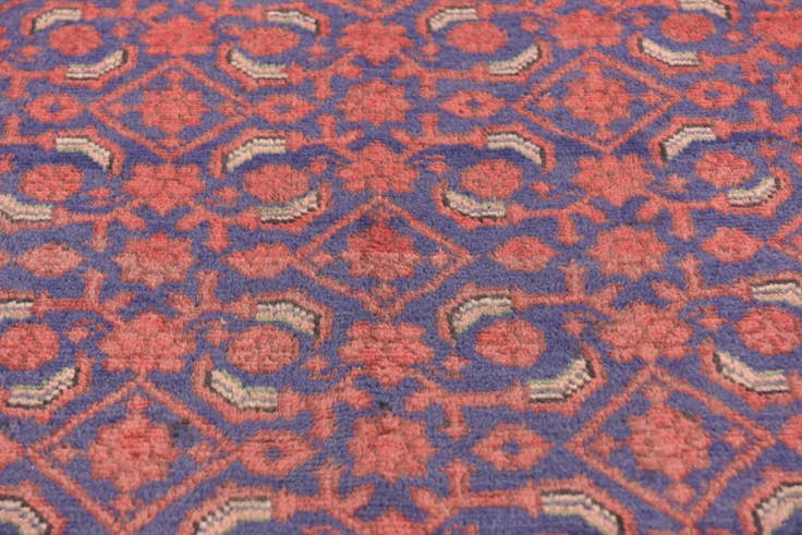 Detail image of 3' 8 x 9' 7 Hand Knotted Malayer Persian Wool Runner Rug
