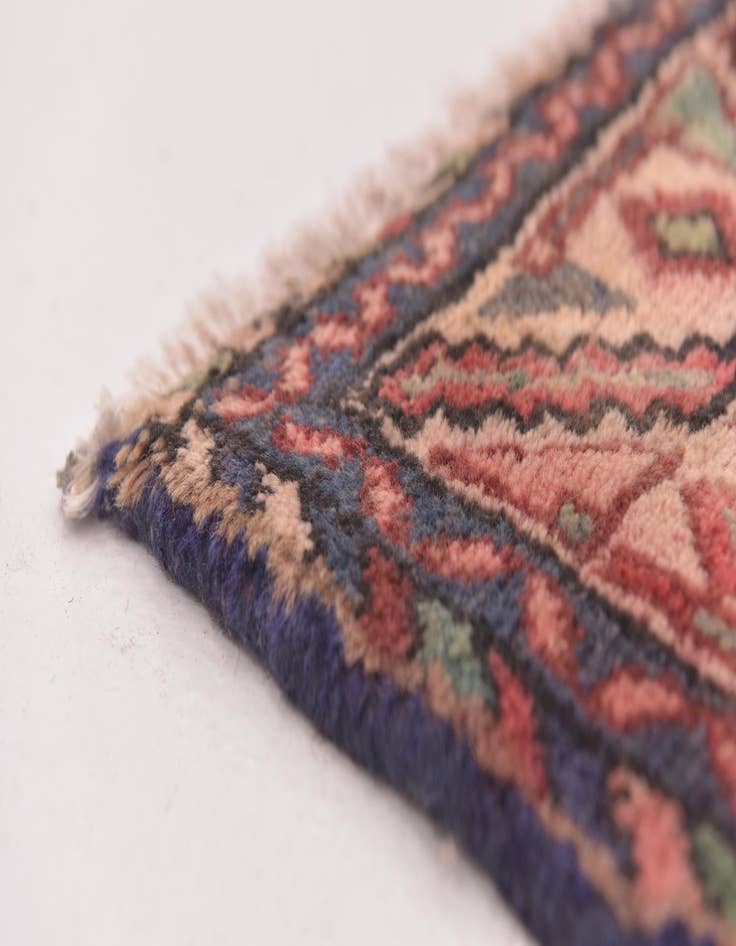Detail image of 3' 8 x 9' 7  Hand Knotted Malayer Persian Wool Runner Rug