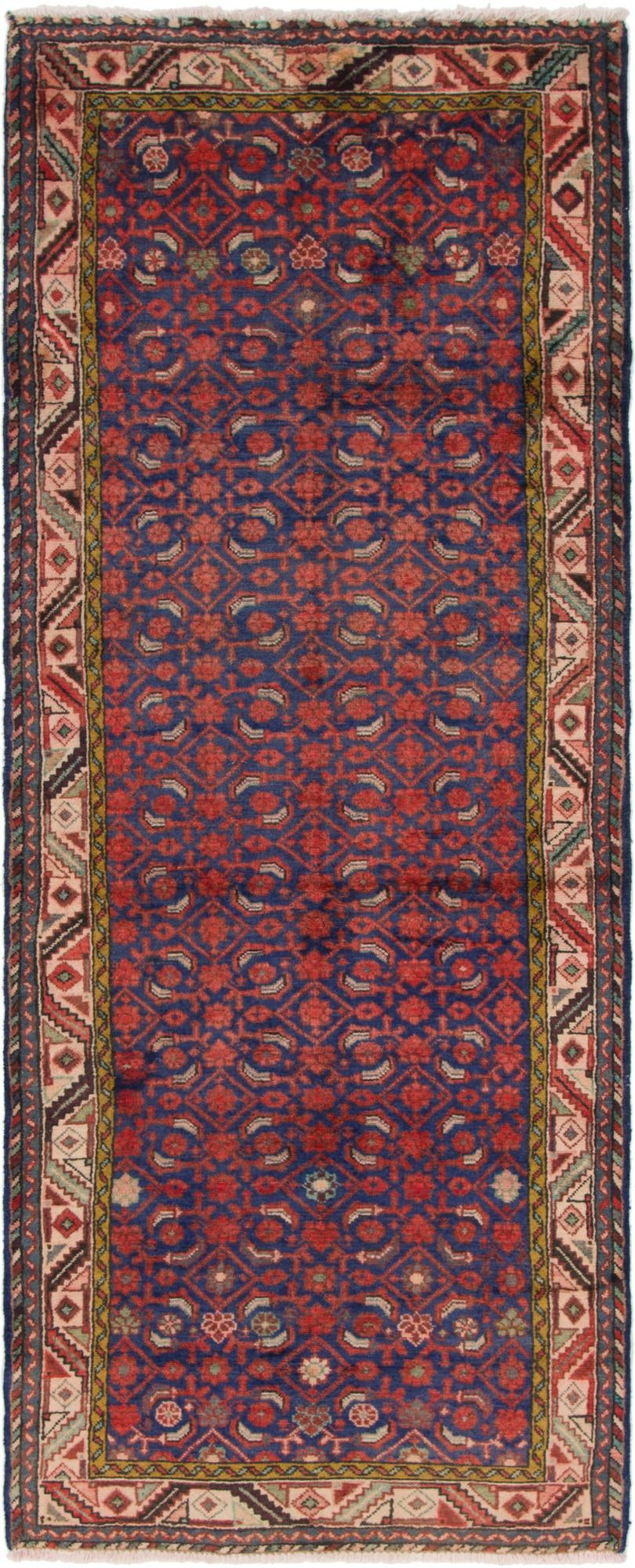 3' 8 x 9' 7 Hand Knotted Malayer Persian Wool Runner Rug