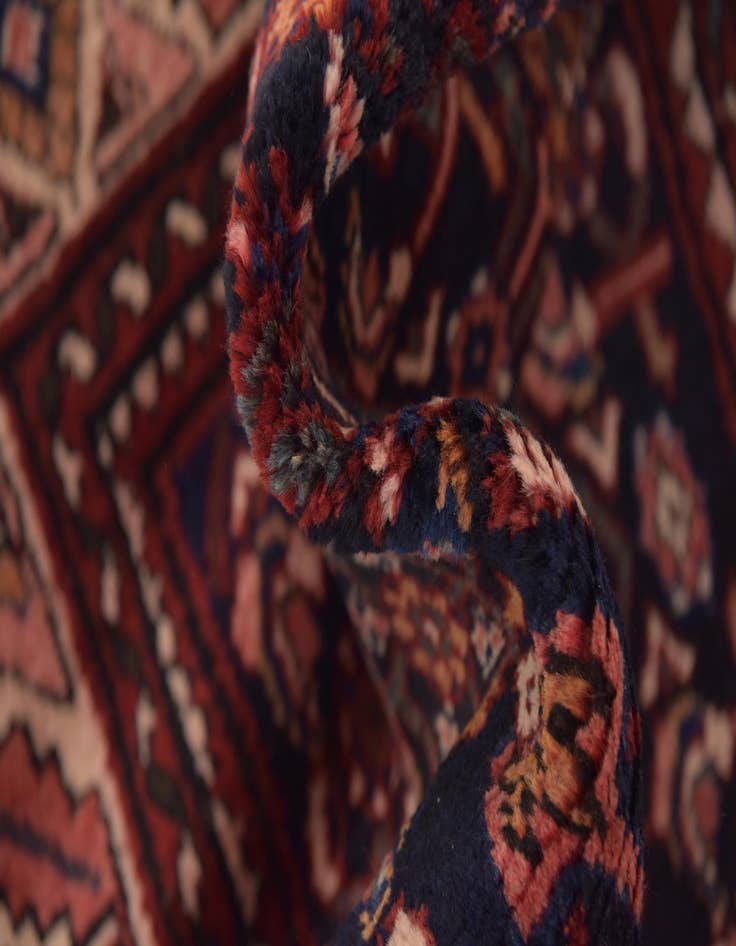 Detail image of 3' 8 x 10' 2  Hand Knotted Malayer Persian Wool Runner Rug