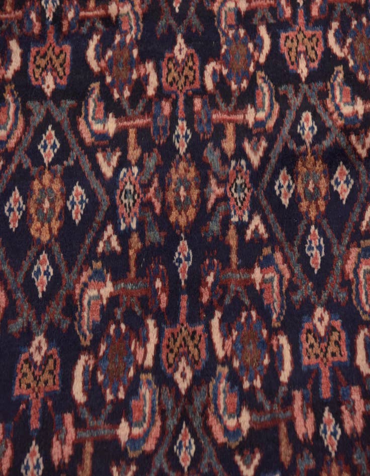 Detail image of 3' 8 x 10' 2  Hand Knotted Malayer Persian Wool Runner Rug