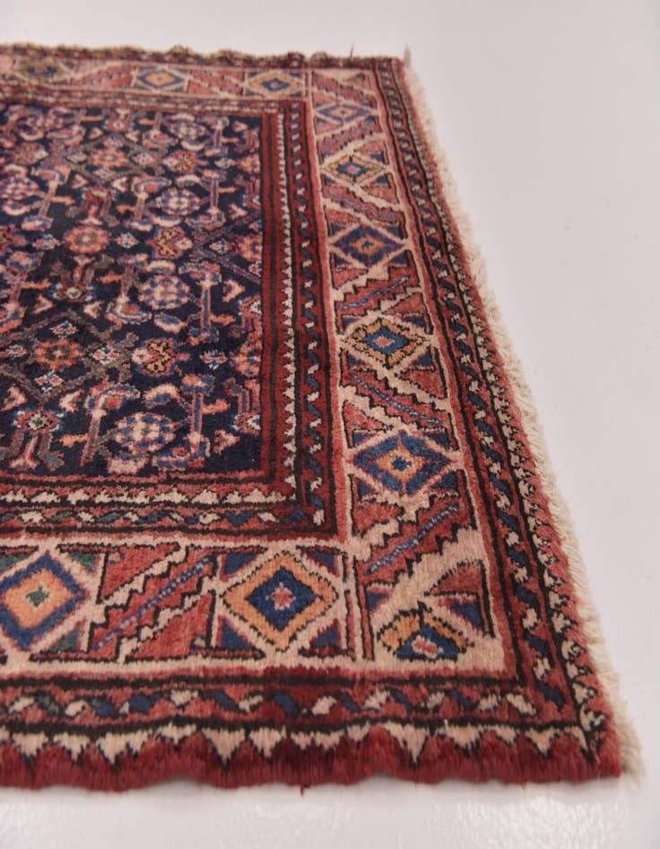 Detail image of 3' 8 x 10' 2  Hand Knotted Malayer Persian Wool Runner Rug