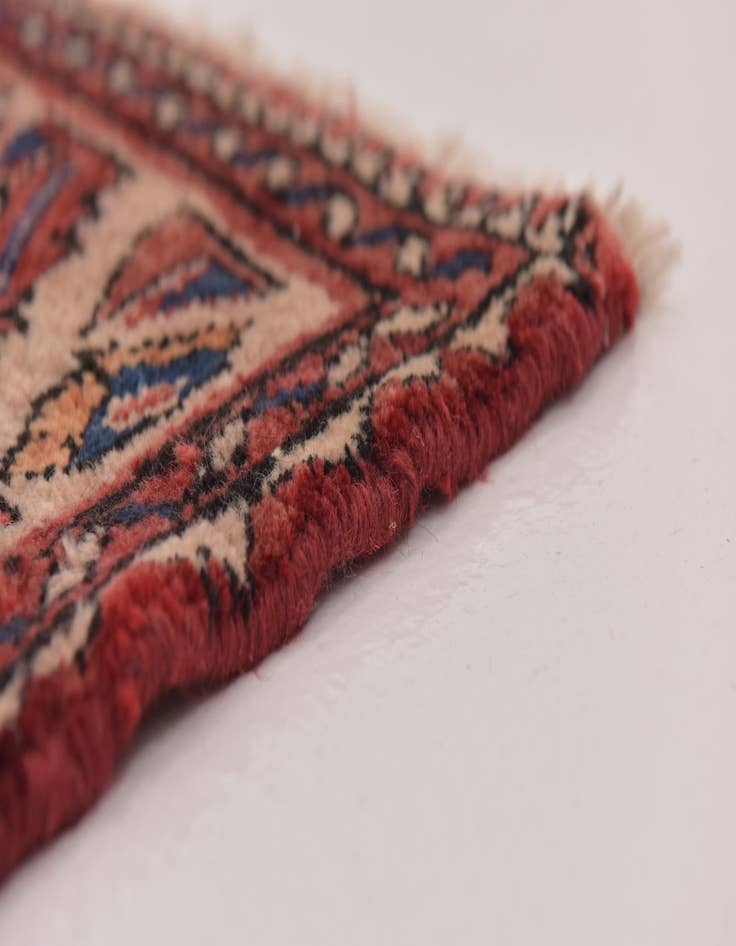 Detail image of 3' 8 x 10' 2  Hand Knotted Malayer Persian Wool Runner Rug