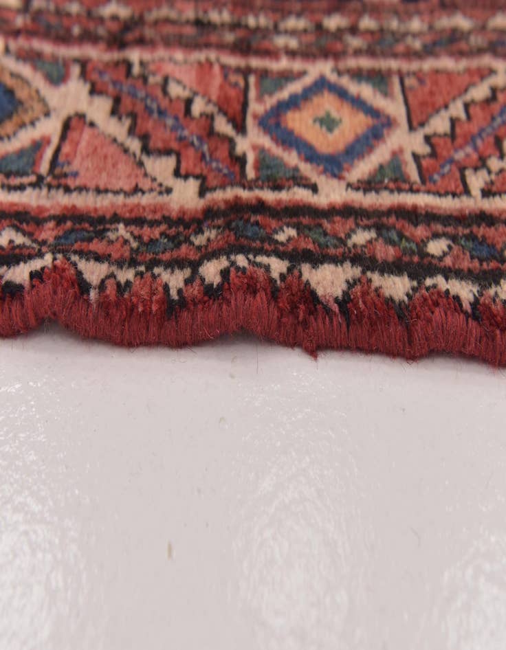 Detail image of 3' 8 x 10' 2  Hand Knotted Malayer Persian Wool Runner Rug