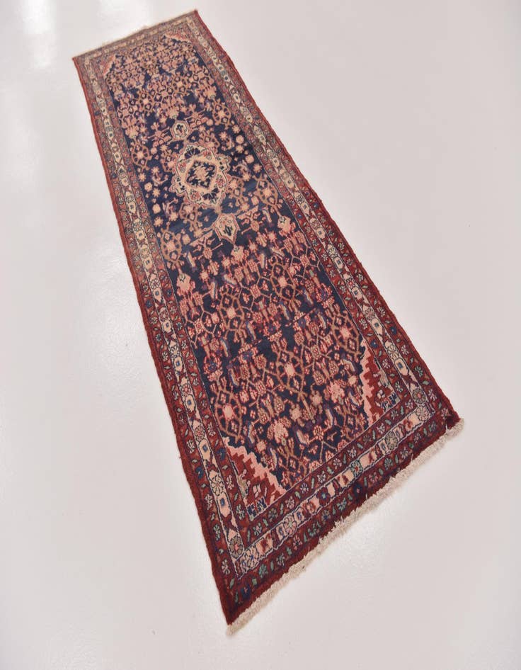 Detail image of 3' 3 x 9' 7  Hand Knotted Malayer Persian Wool Runner Rug