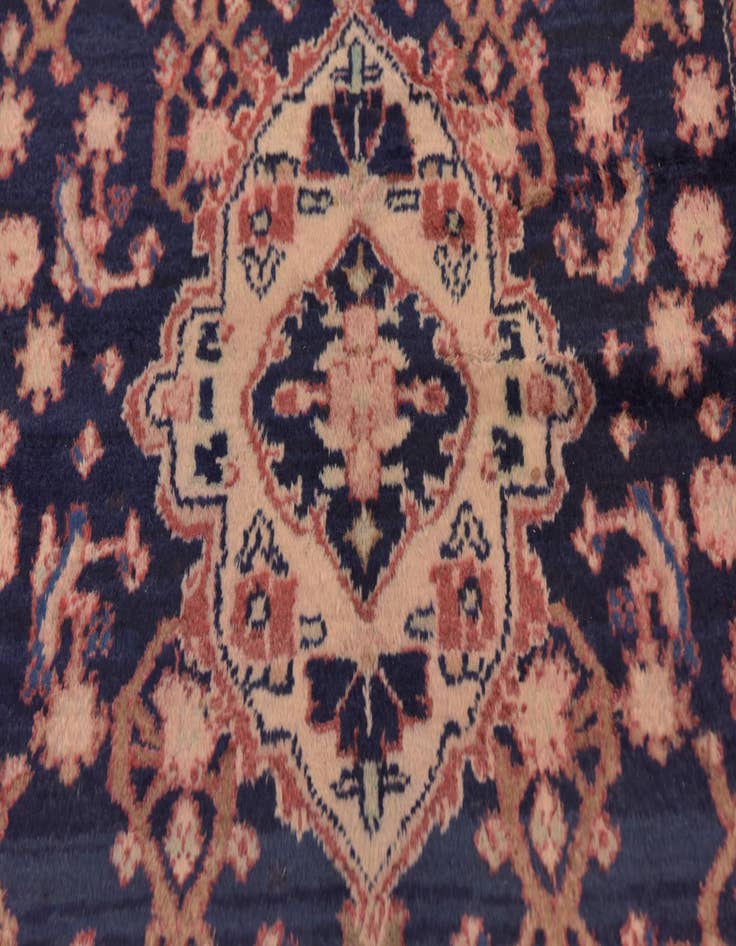 Detail image of 3' 3 x 9' 7  Hand Knotted Malayer Persian Wool Runner Rug