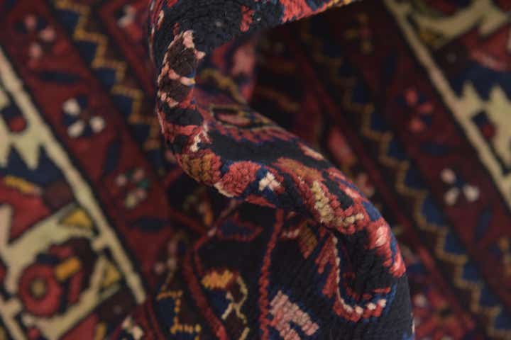 3' 6 x 10' 3 Hand Knotted Malayer Persian Wool Runner Rug