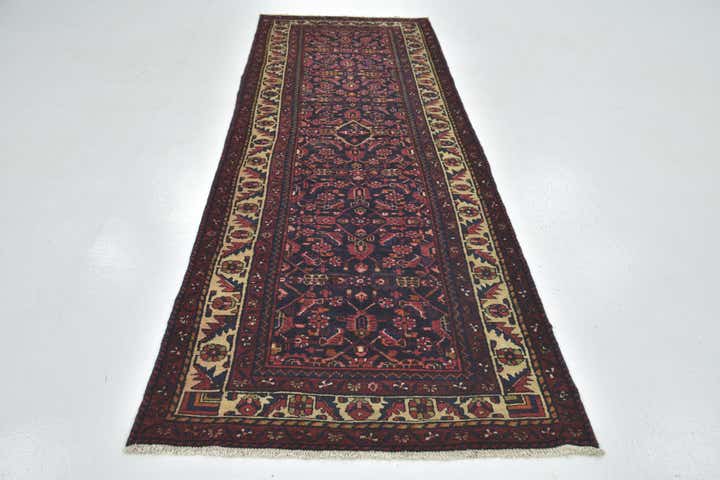3' 6 x 10' 3 Hand Knotted Malayer Persian Wool Runner Rug