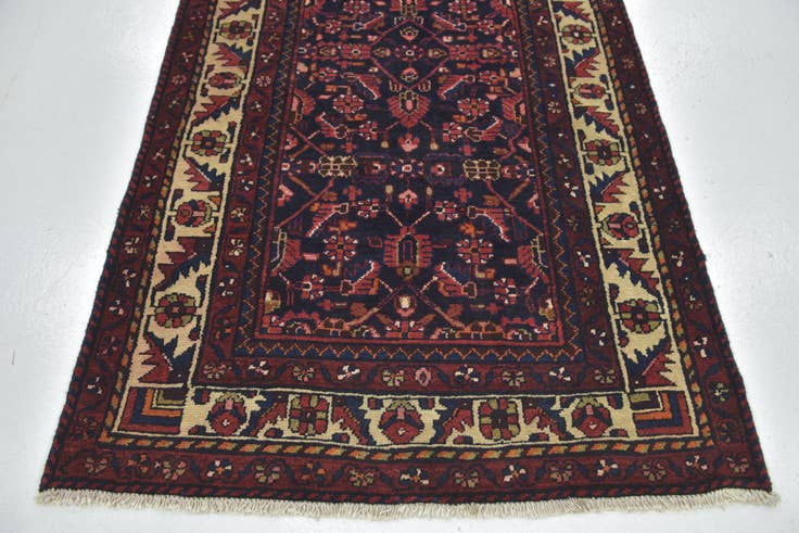 Detail image of 3' 6 x 10' 3 Hand Knotted Malayer Persian Wool Runner Rug