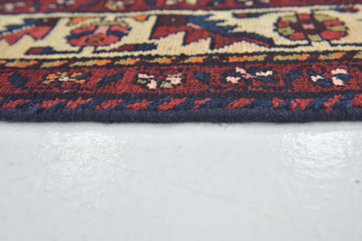 3' 6 x 10' 3 Hand Knotted Malayer Persian Wool Runner Rug