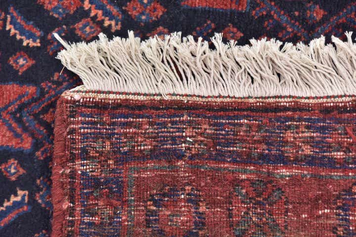 4' 5 x 10' 3 Hand Knotted Malayer Persian Wool Runner Rug