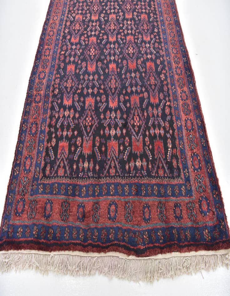 Detail image of 4' 5 x 10' 3  Hand Knotted Malayer Persian Wool Runner Rug