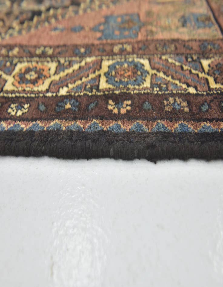 Detail image of 3' 5 x 10'  Hand Knotted Malayer Persian Wool Runner Rug