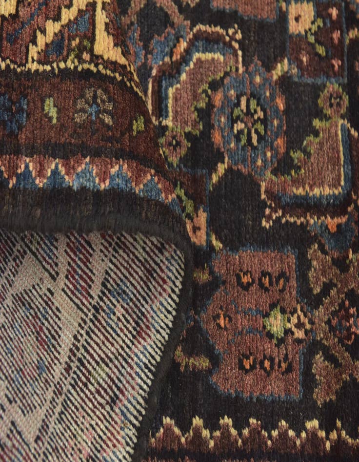 Detail image of 3' 5 x 10'  Hand Knotted Malayer Persian Wool Runner Rug