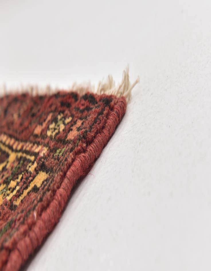 Detail image of 3' 6 x 11'  Hand Knotted Malayer Persian Wool Runner Rug