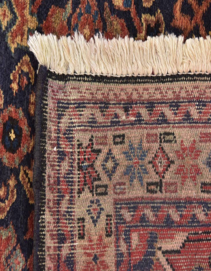 Detail image of 3' 7 x 10' 8  Hand Knotted Malayer Persian Wool Runner Rug