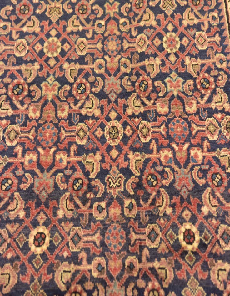 Detail image of 3' 7 x 10' 8  Hand Knotted Malayer Persian Wool Runner Rug