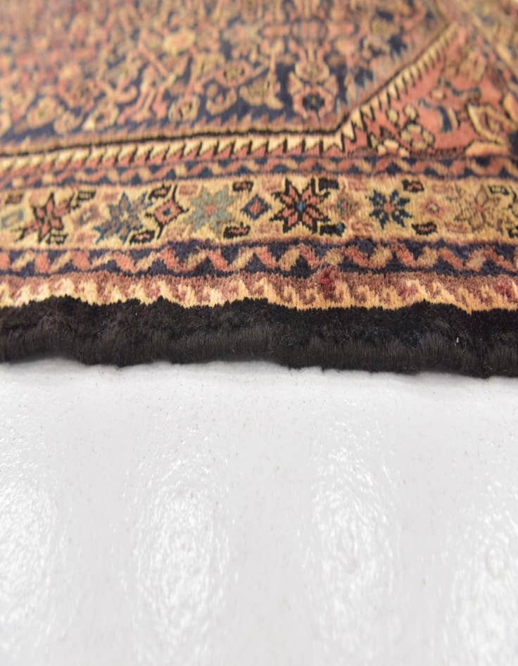 Detail image of 3' 7 x 10' 8  Hand Knotted Malayer Persian Wool Runner Rug