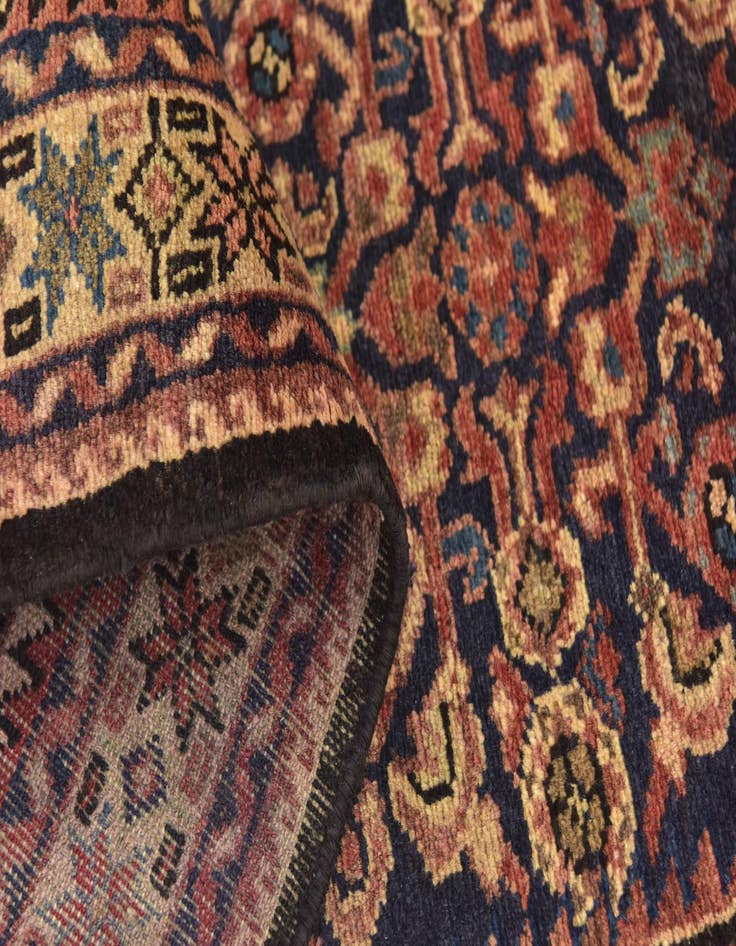 Detail image of 3' 7 x 10' 8  Hand Knotted Malayer Persian Wool Runner Rug