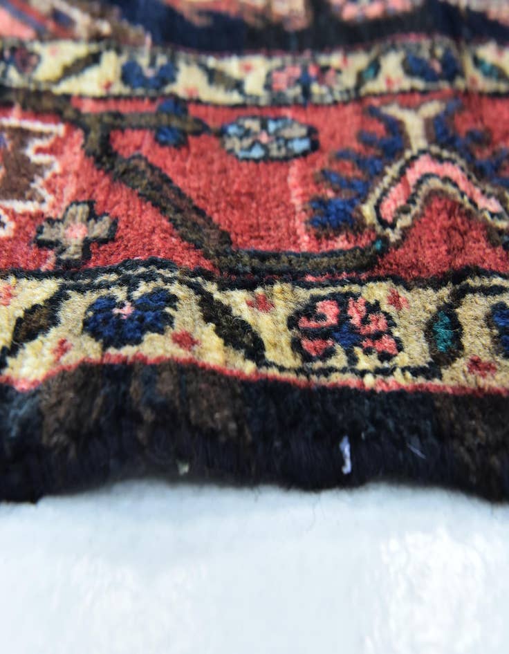 Detail image of 5' 2 x 10' 9  Hand Knotted Malayer Persian Wool Runner Rug